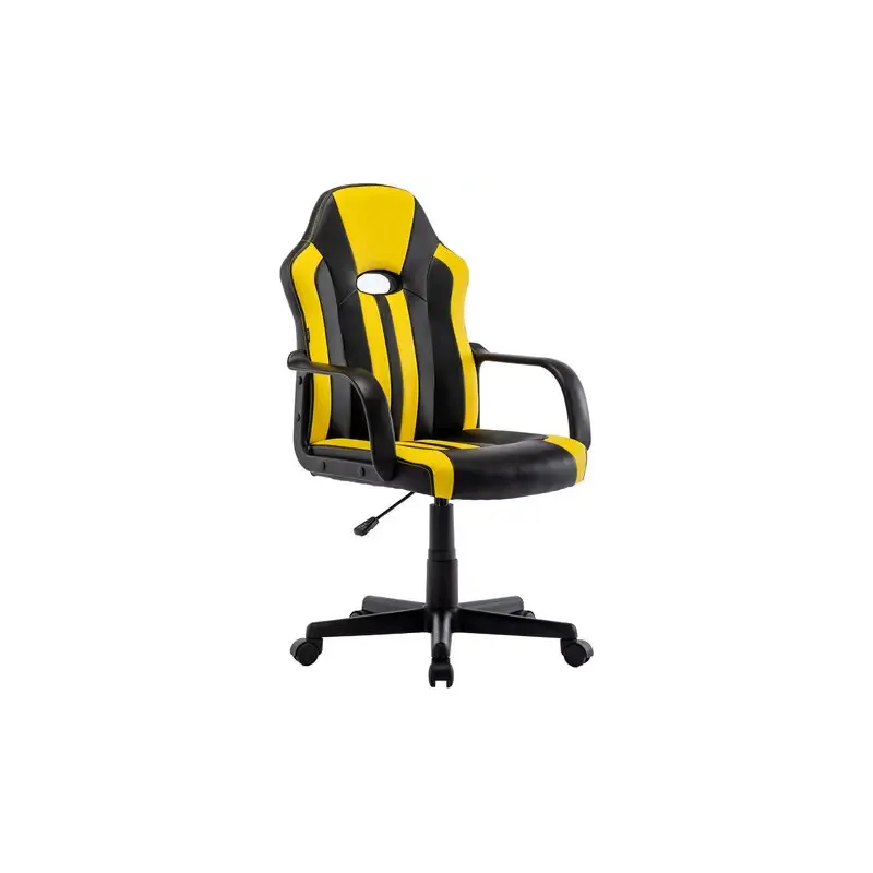 Игровое кресло  "Stripe GM-202", экокожа, черное/желтое, 532510 главное фото