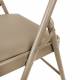 Стулья складные  "Golf Plus CF-003" КОМФОРТ, КОМПЛЕКТ 4шт., бежевый каркас, кожзам бежевый, 533033. Фото товара с разных ракурсов.