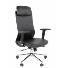 Кресло руководителя Chairman 500LUX Россия экокожа черный